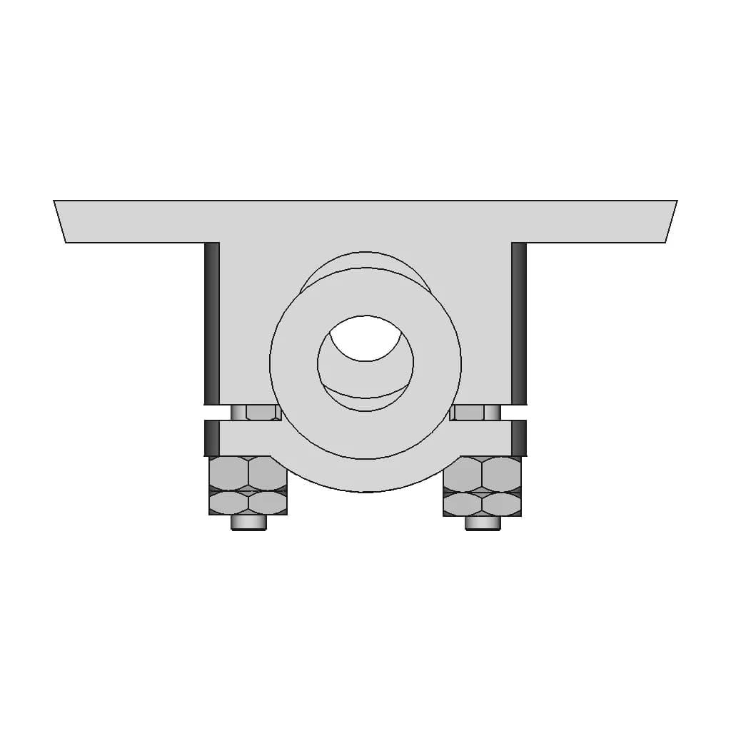 Plumber Block Model - Downloadable CAD Representation_270_0_degree_snapshot