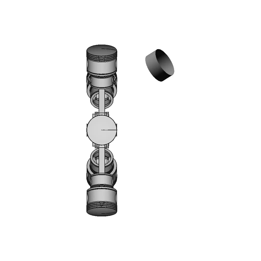 Radial Engine Assembly - Standard Mechanical Component_0_90_degree_snapshot