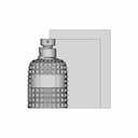 Valentino Uomo Perfume Bottle - Downloadable CAD Representation_0_0_degree_snapshot