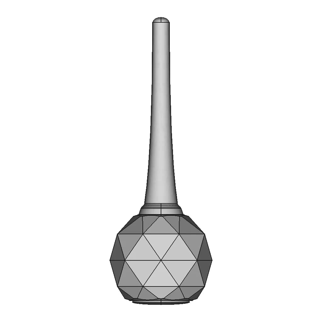 Cold Beauty Face Massager | 3D Engineering Design File_0_0_degree_snapshot