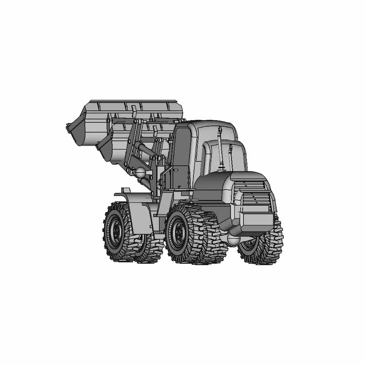 Wheel Loader - Downloadable CAD Representation
