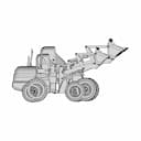 Wheel Loader - Downloadable CAD Representation_0_270_degree_snapshot