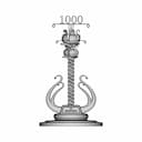 1000 Followers, Thank You All! - Downloadable CAD Representation_0_0_degree_snapshot