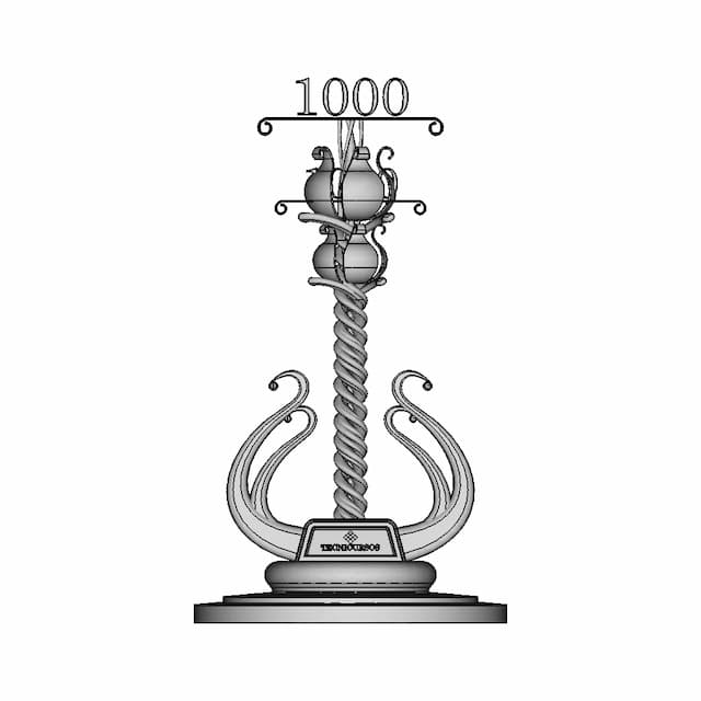 1000 Followers, Thank You All! - Downloadable CAD Representation