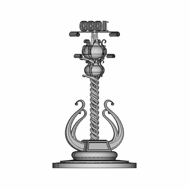 1000 Followers, Thank You All! - Downloadable CAD Representation