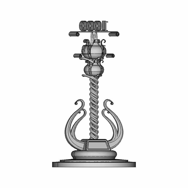 1000 Followers, Thank You All! - Downloadable CAD Representation