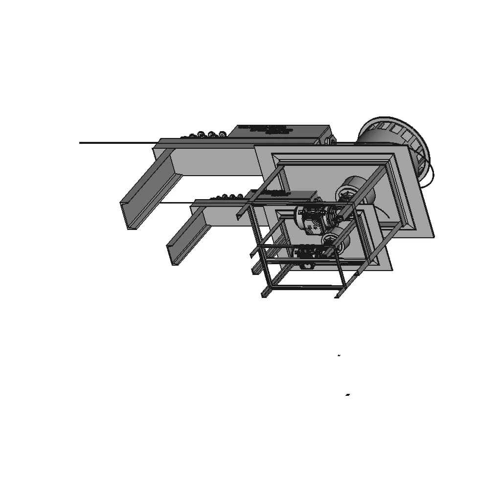 Wire Drawing Machine | High-Quality CAD Model_60_30_degree_snapshot