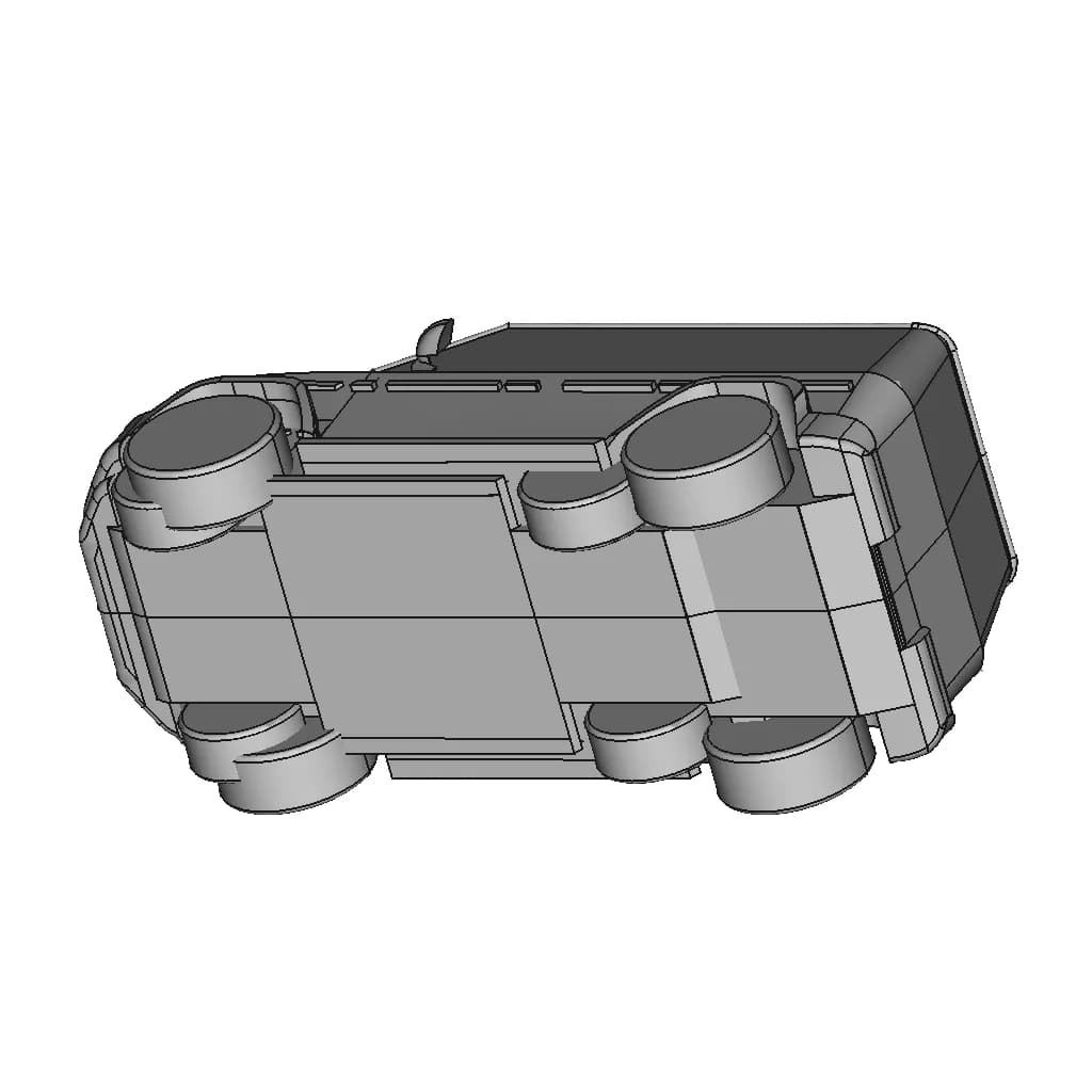 Mercedes G Class For Cfd | High-Quality CAD Model_60_30_degree_snapshot