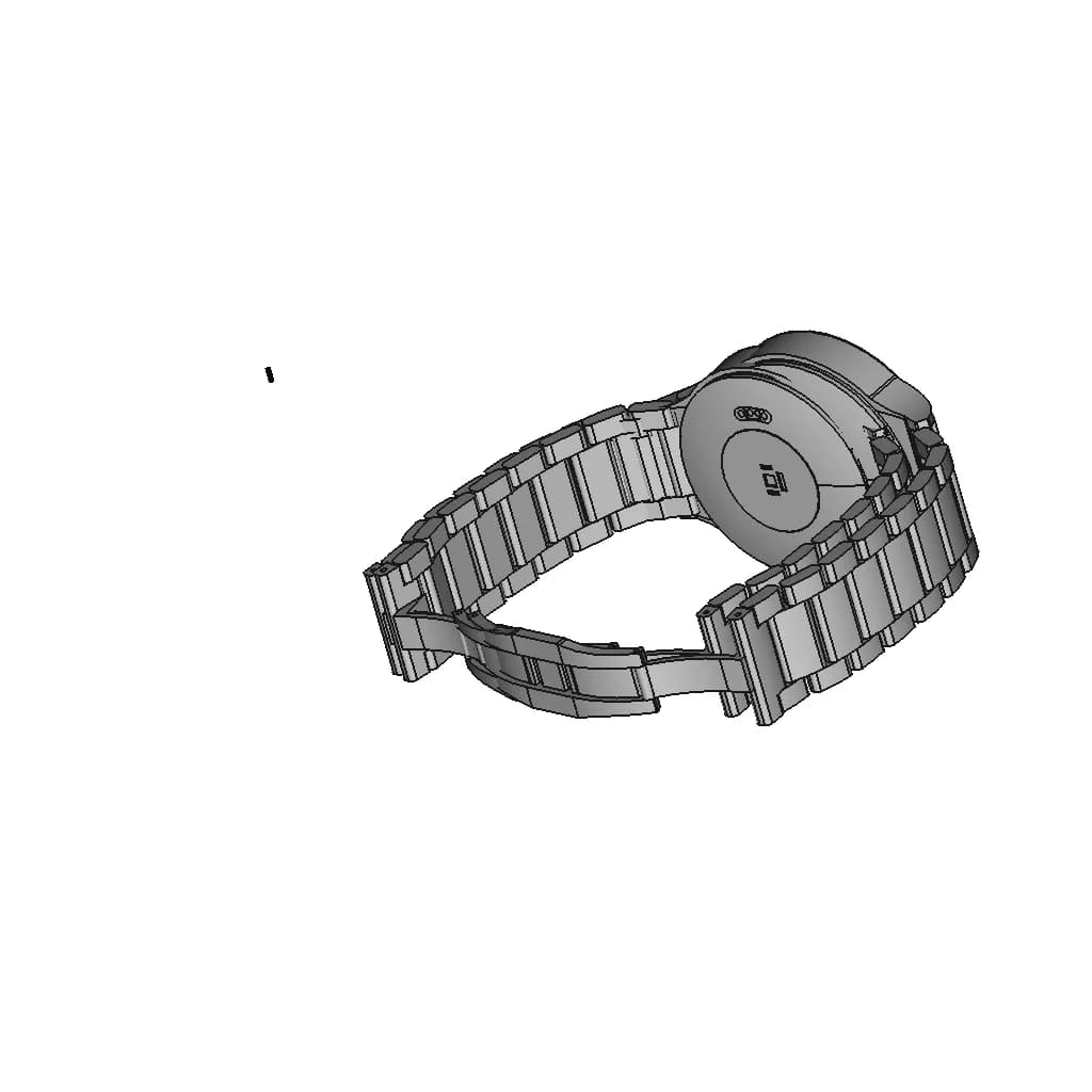 Huawei Watch Gen 1 | 3D Engineering Design File_60_30_degree_snapshot