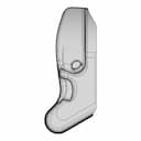 Seat Recliner Cover Surface - Standard Mechanical Component_0_90_degree_snapshot