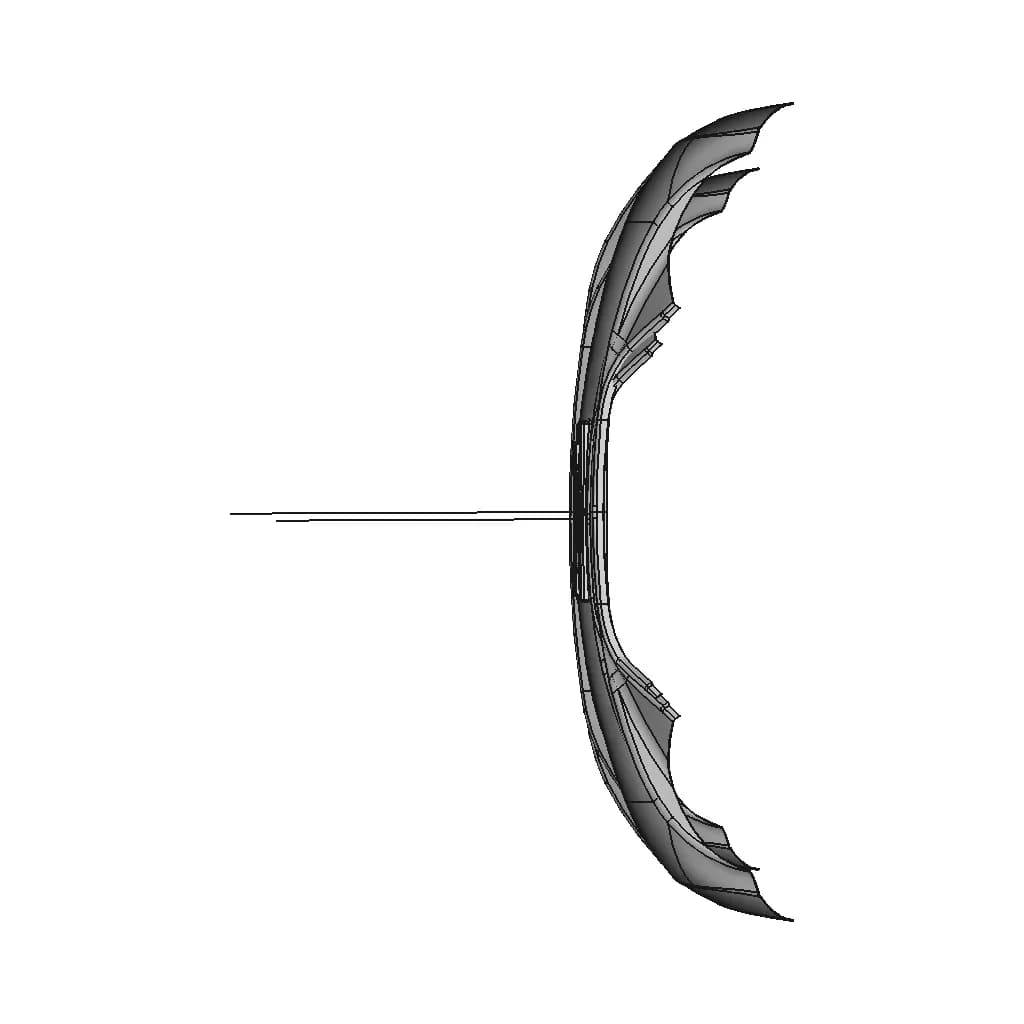Front Bumper Closed Volume | High-Quality CAD Model_0_0_degree_snapshot