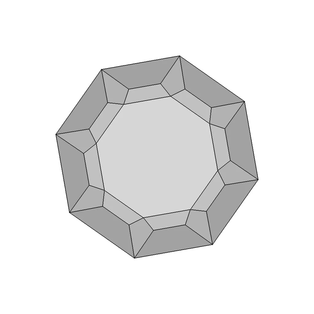 Diamond Shaped Ruby - Downloadable CAD Representation_0_0_degree_snapshot