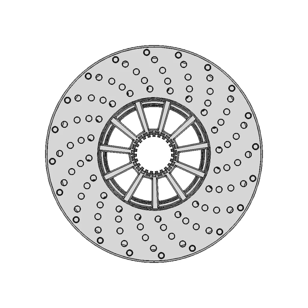 Rotor Disc Brake (Evs) - Standard Mechanical Component_90_0_degree_snapshot