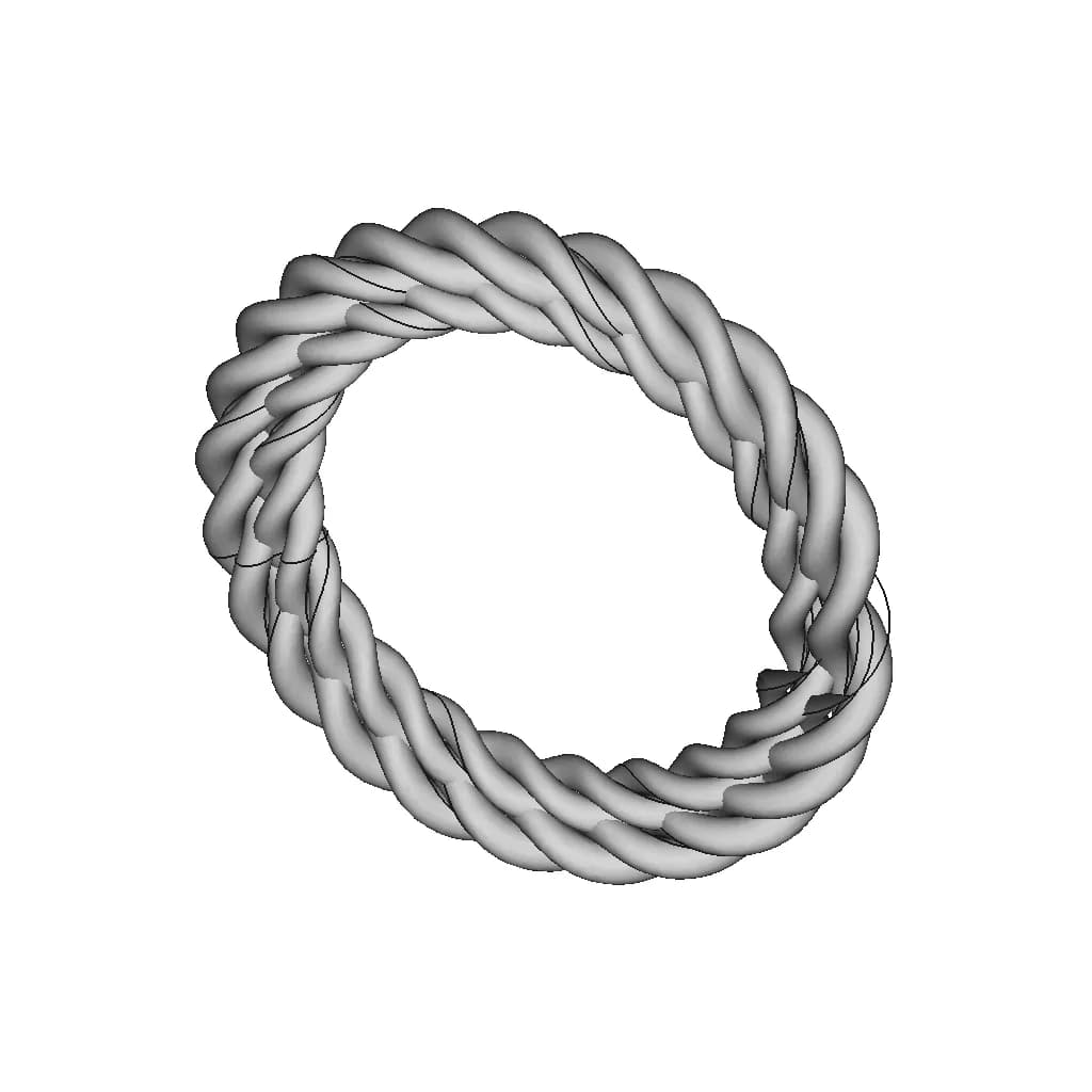 Tri-Spiral Ring - Standard Mechanical Component_60_30_degree_snapshot