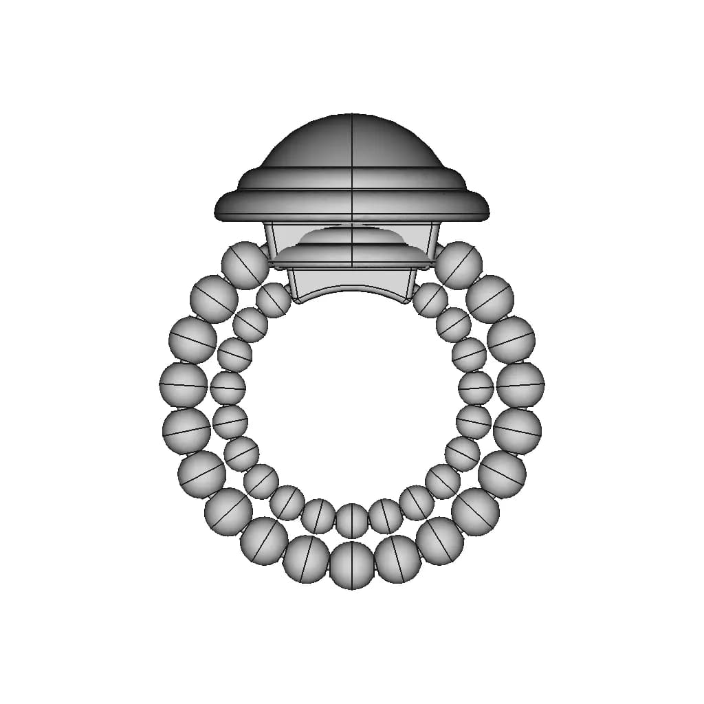 Stretchy Finger Ring | 3D Engineering Design File_0_0_degree_snapshot