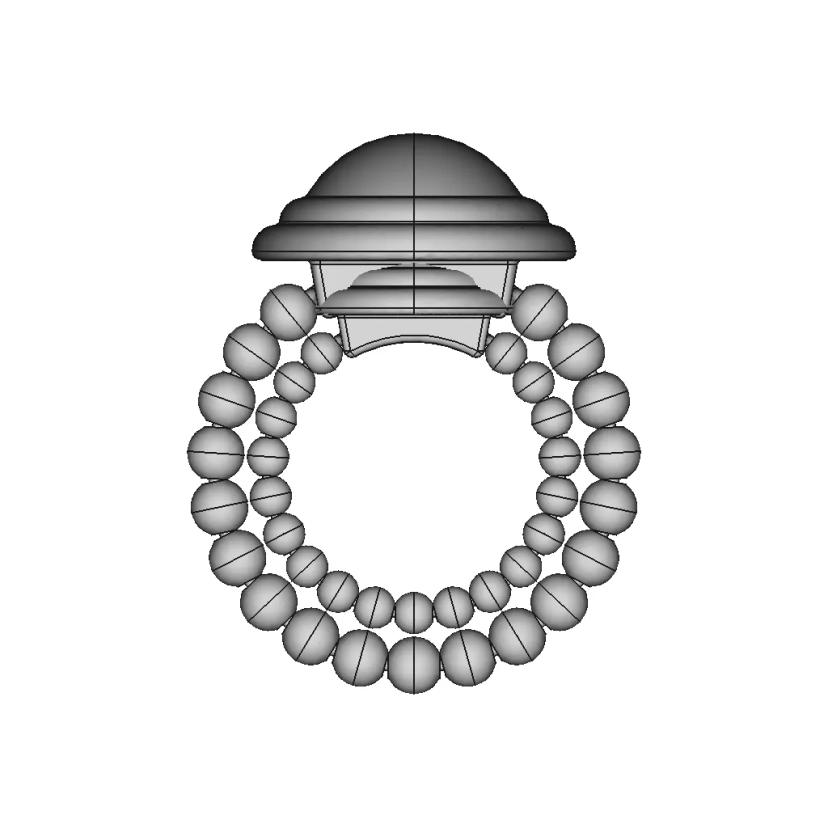 Stretchy Finger Ring | 3D Engineering Design File