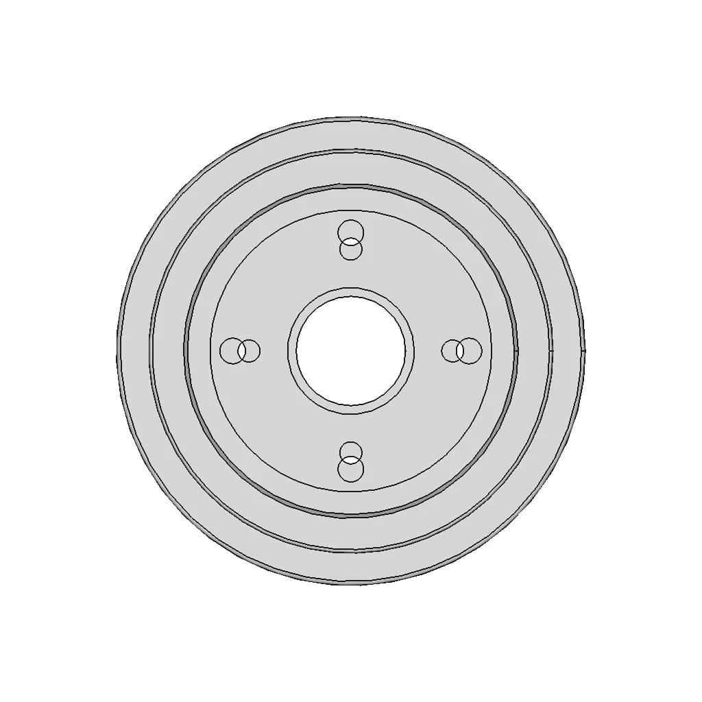 Шкив Помпы - Standard Mechanical Component_0_270_degree_snapshot