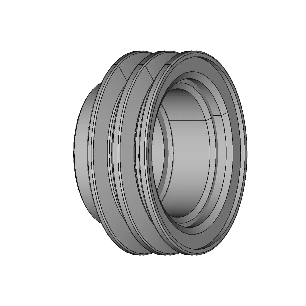 Шкив Помпы - Standard Mechanical Component_60_30_degree_snapshot
