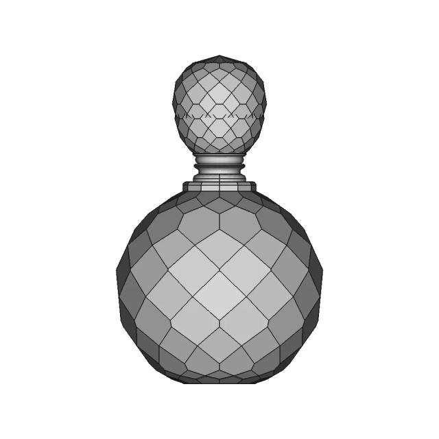 H&D Type Perfume Bottle - Standard Mechanical Component
