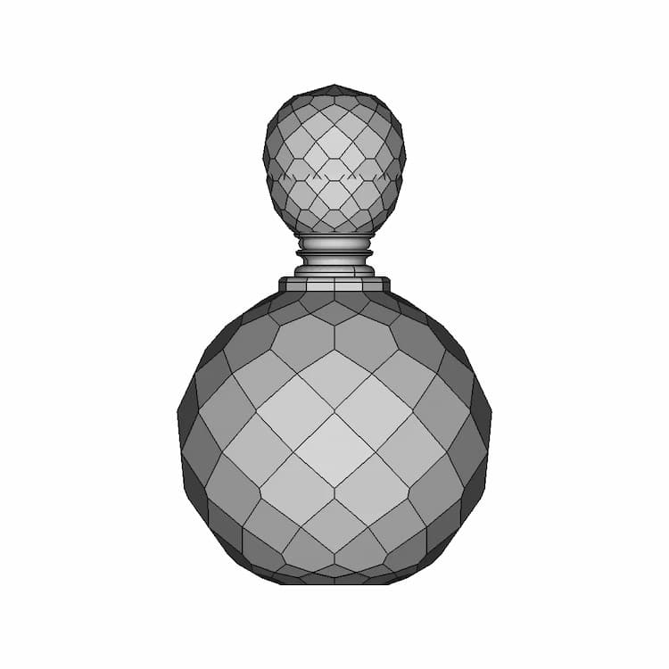 H&D Type Perfume Bottle - Standard Mechanical Component
