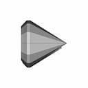 2.5Mm Princess Cut 12 Sides - Downloadable CAD Representation_0_90_degree_snapshot