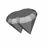 2.5Mm Princess Cut 12 Sides - Downloadable CAD Representation_60_30_degree_snapshot