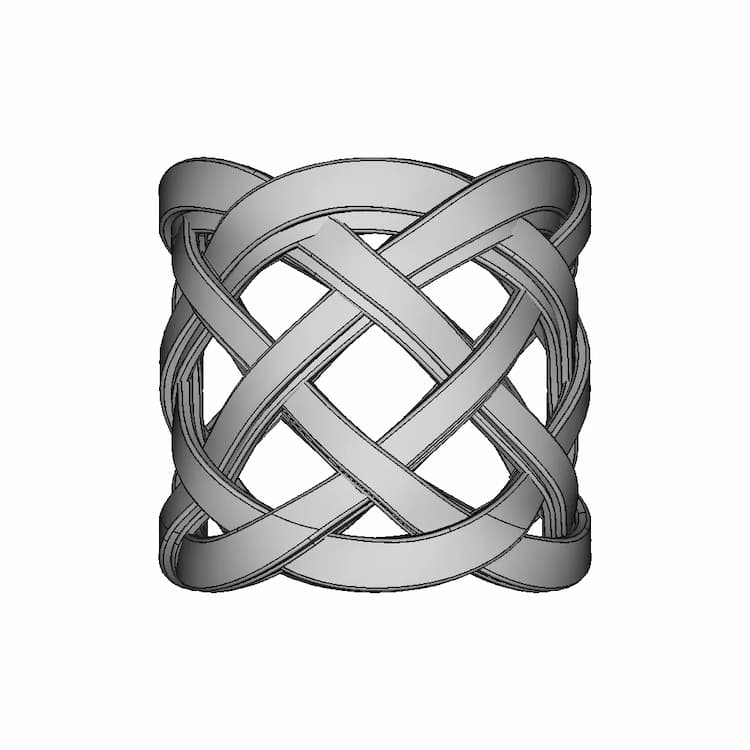 Interlacing Pattern (1) | High-Quality CAD Model