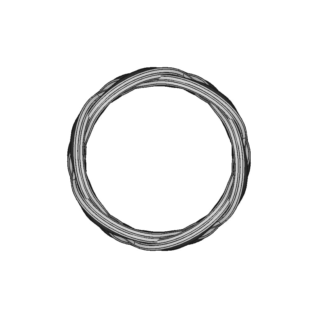 Interlacing Pattern (1) | High-Quality CAD Model_90_0_degree_snapshot
