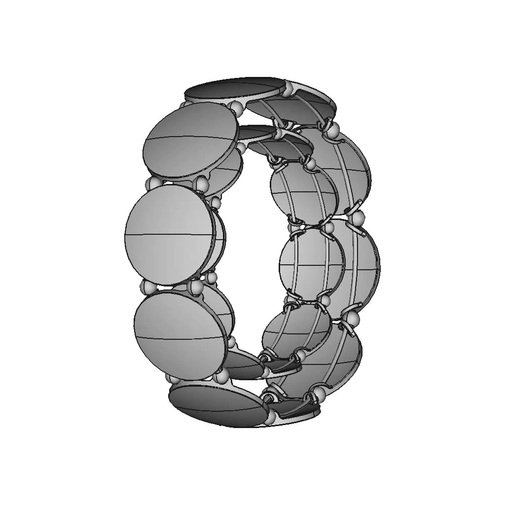 Bracelet | High-Quality CAD Model_60_30_degree_snapshot
