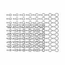 Jewelry Ring Size Measurement Rings, Configurable Design Table - Standard Mechanical Component_90_0_degree_snapshot