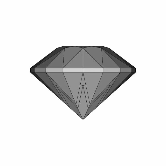 Diamond (Round Brilliant Cut) | High-Quality CAD Model