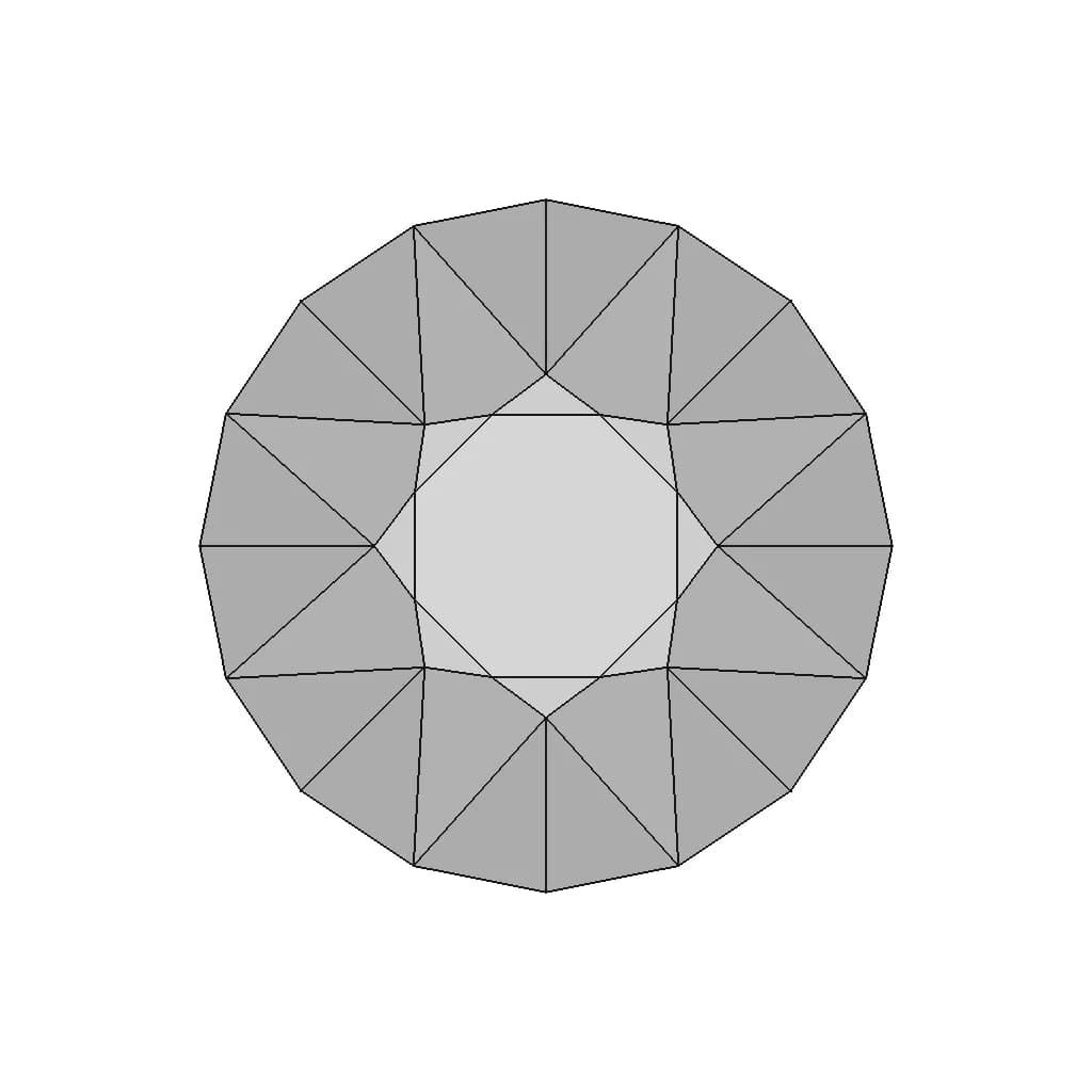 Diamond (Round Brilliant Cut) | High-Quality CAD Model_270_0_degree_snapshot