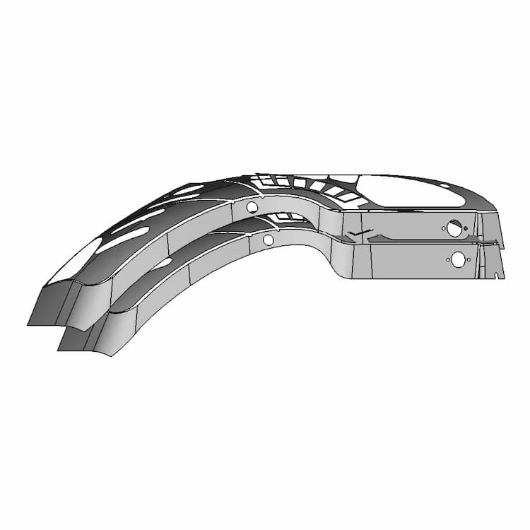 Plastic Trim Part | High-Quality CAD Model