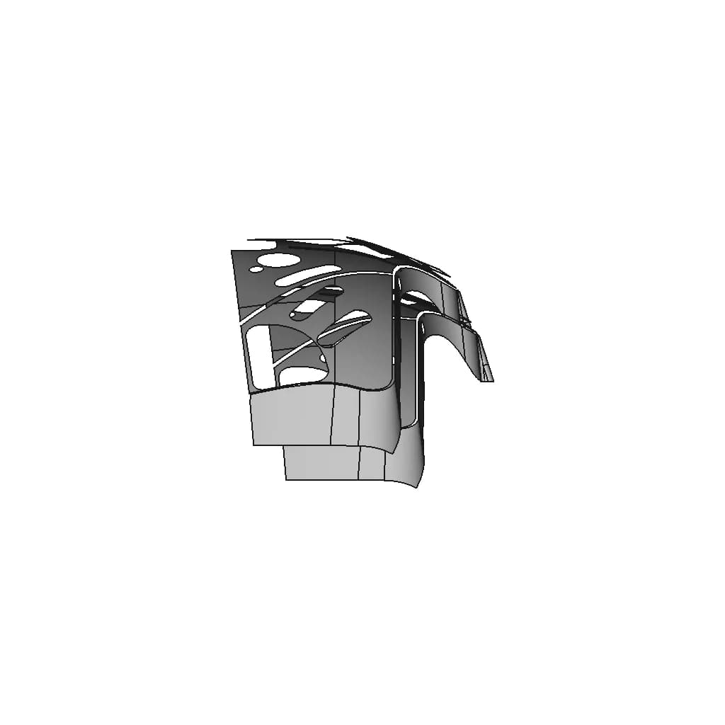 Plastic Trim Part | High-Quality CAD Model_0_90_degree_snapshot