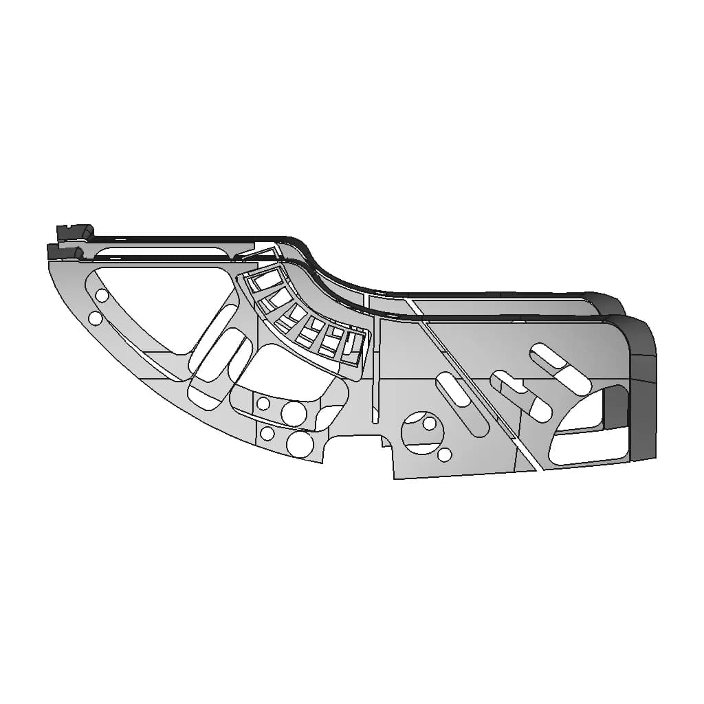 Plastic Trim Part | High-Quality CAD Model_270_0_degree_snapshot