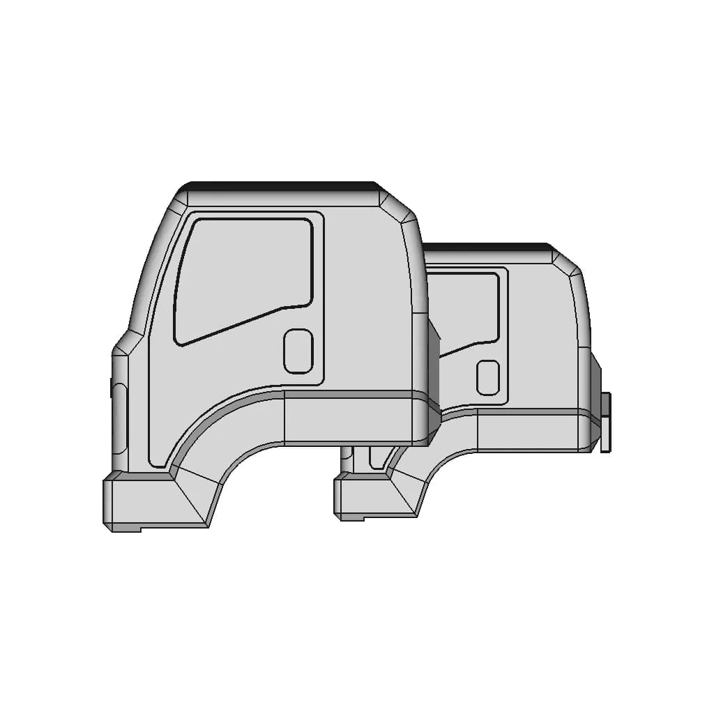 Isuzu Fsd650 Cab | High-Quality CAD Model_0_0_degree_snapshot