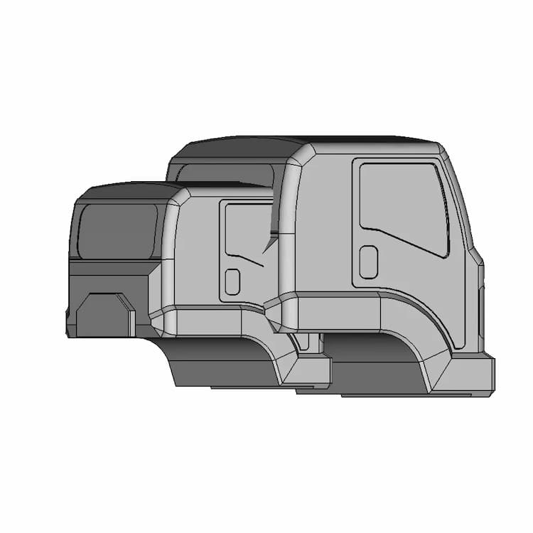 Isuzu Fsd650 Cab | High-Quality CAD Model