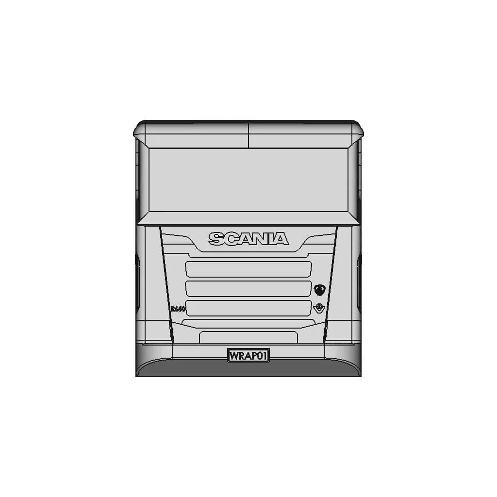 Scania B8X4Nb R660 Cab - Standard Mechanical Component_0_0_degree_snapshot