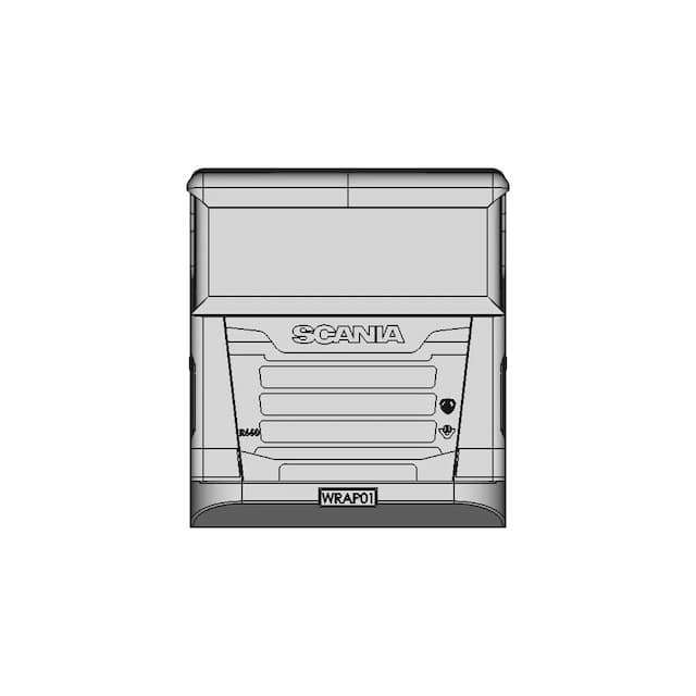Scania B8X4Nb R660 Cab - Standard Mechanical Component