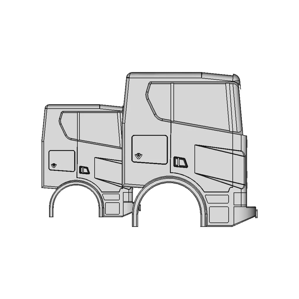 Scania B8X4Nb R660 Cab - Standard Mechanical Component_0_270_degree_snapshot