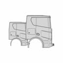 Scania B8X4Nb R660 Cab - Standard Mechanical Component_0_270_degree_snapshot