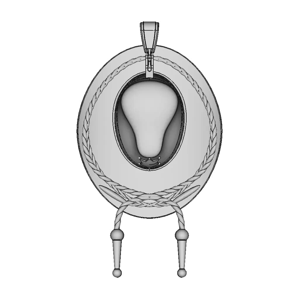 Cowboy Pendant-1 - Standard Mechanical Component_90_0_degree_snapshot