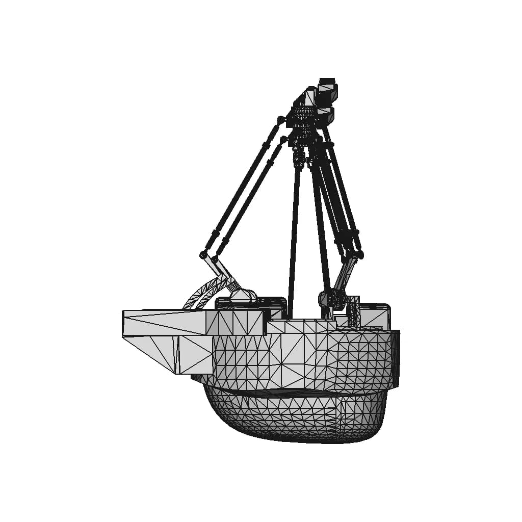 Fanuc M-1Ia0.5A - Downloadable CAD Representation_270_0_degree_snapshot