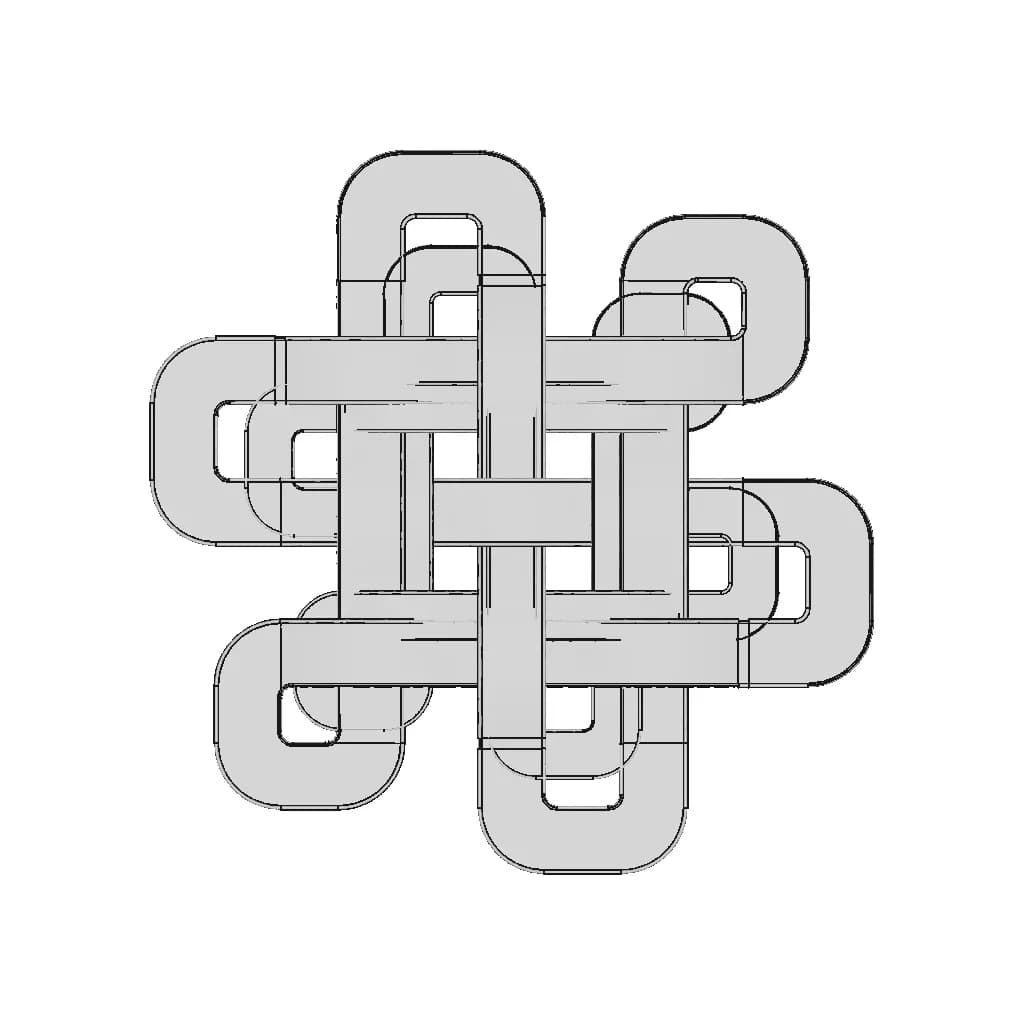 Interlacing Pattern - Downloadable CAD Representation_270_0_degree_snapshot
