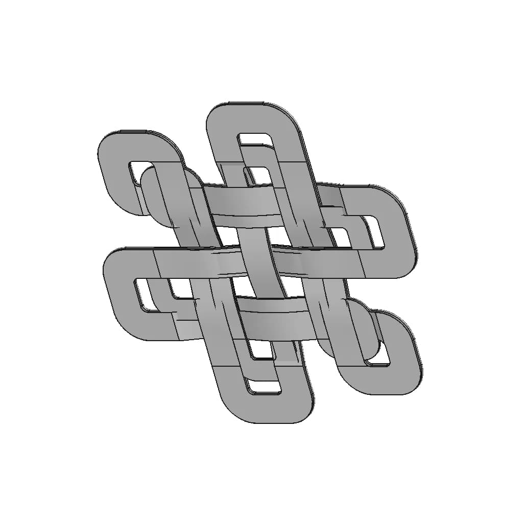 Interlacing Pattern - Downloadable CAD Representation_60_30_degree_snapshot
