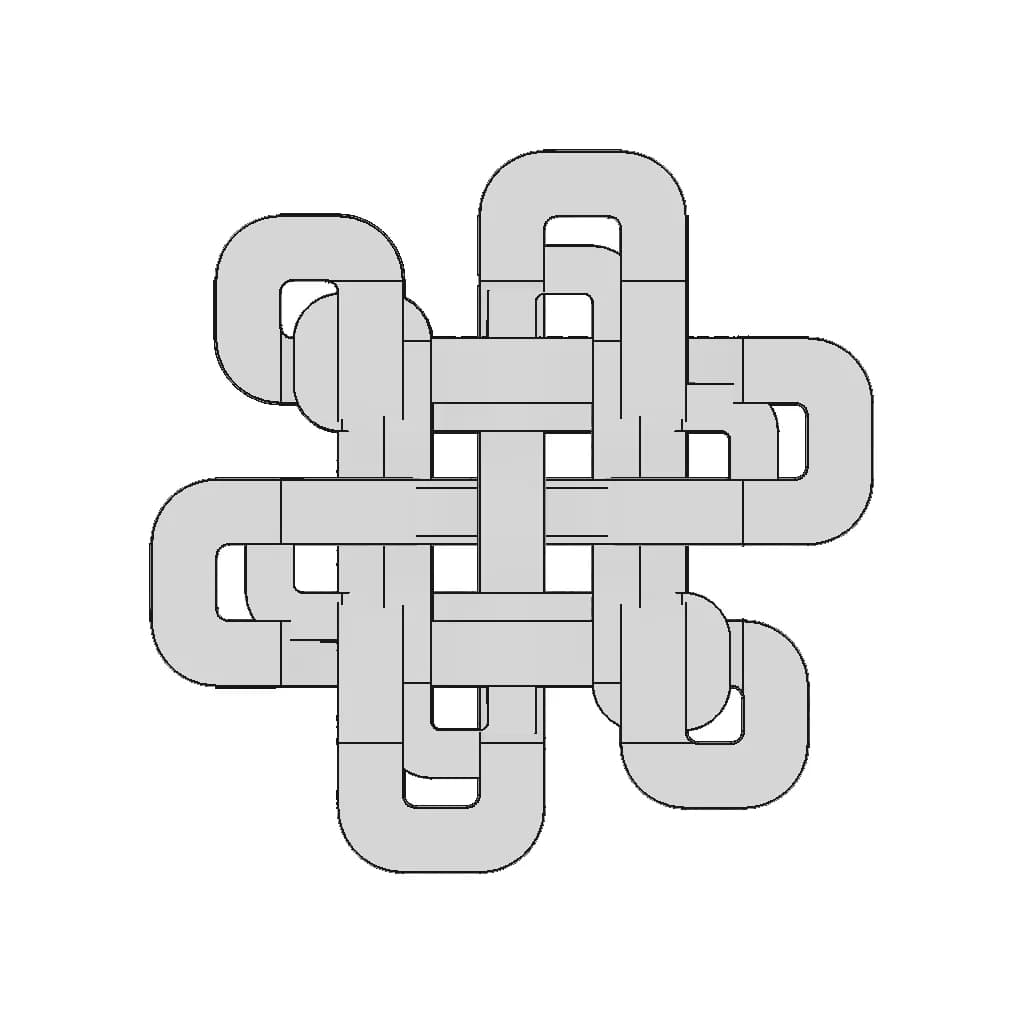Interlacing Pattern - Downloadable CAD Representation_90_0_degree_snapshot