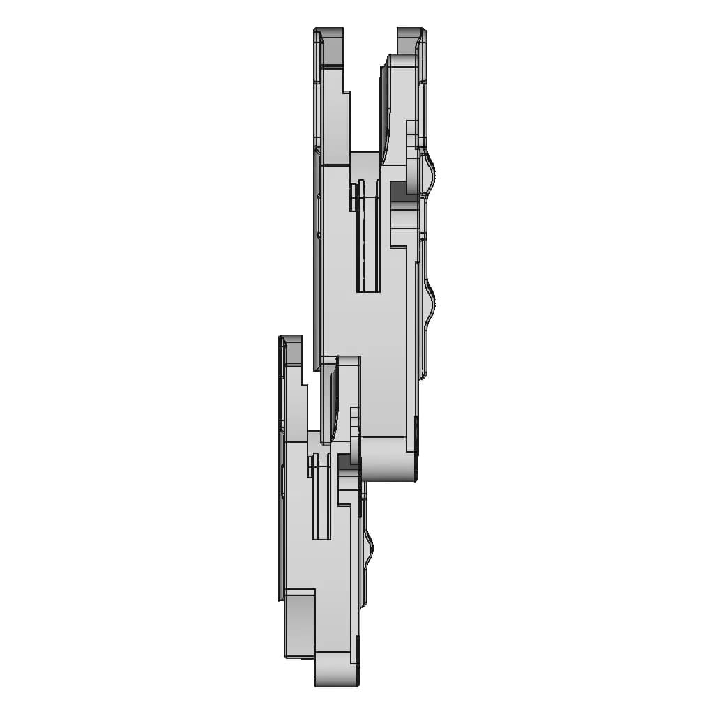 Chain Guide Block For Dirtbikes - Standard Mechanical Component_270_0_degree_snapshot