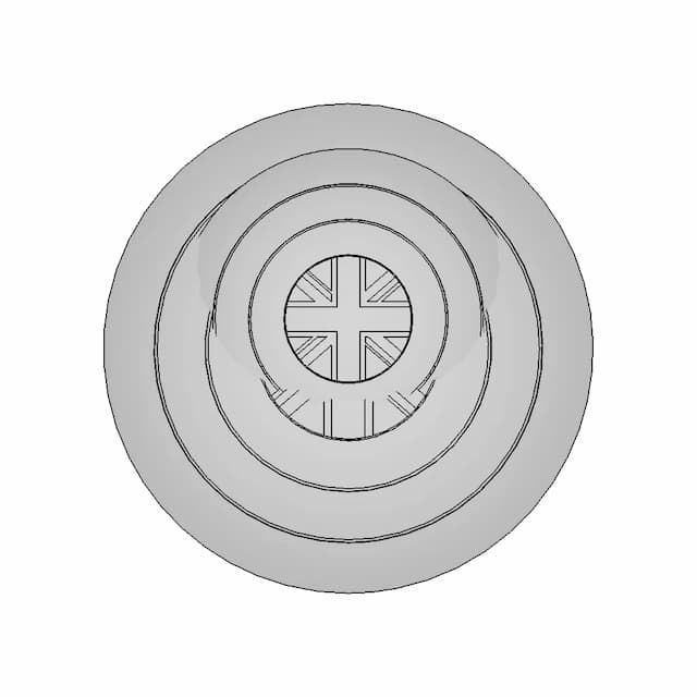 Shield Capitan Carter - Downloadable CAD Representation