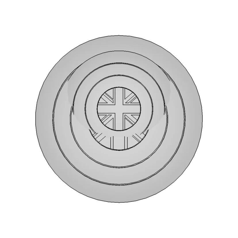 Shield Capitan Carter - Downloadable CAD Representation