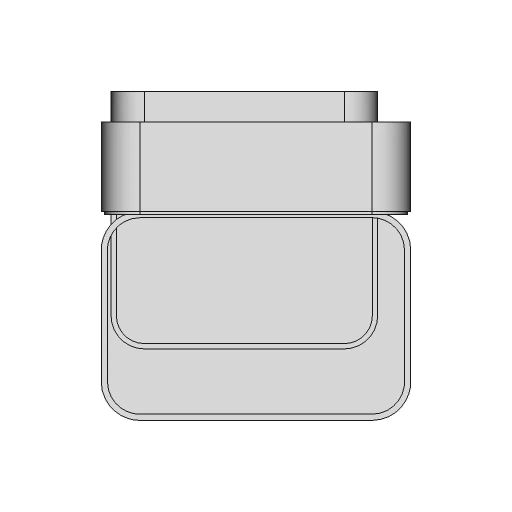 Classic Small Wooden Box - Downloadable CAD Representation_270_0_degree_snapshot